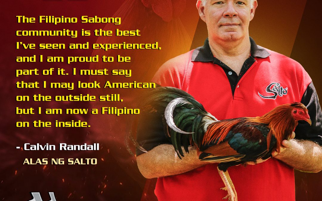 Calvin Randall on the return of traditional sabong